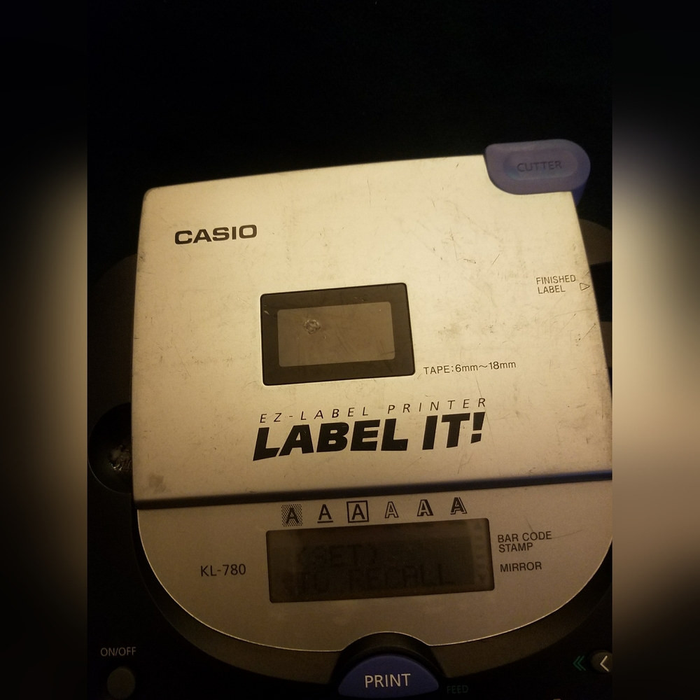 Label it KL-780 Casio - Picture 5 of 6